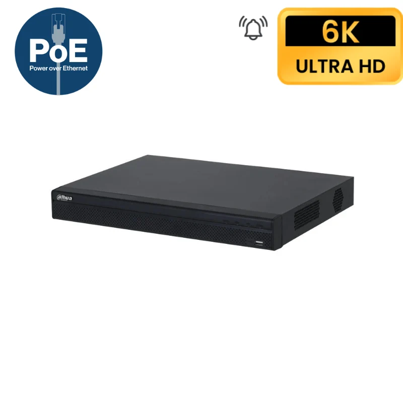 Enregistreur de vidéosurveillance IP DAHUA 8 CANAUX POE + 2 Disques Durs