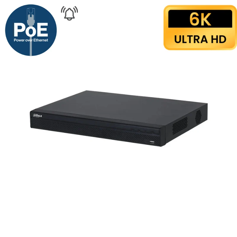 Enregistreur de vidéosurveillance IP DAHUA 4 CANAUX POE+ - 2 disques durs