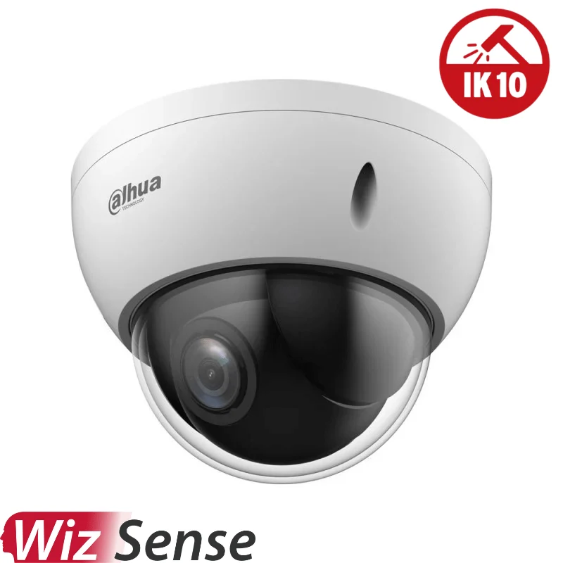 Caméra de surveillance IP PTZ DAHUA avec zoom - WizSense Anti-Vandalisme