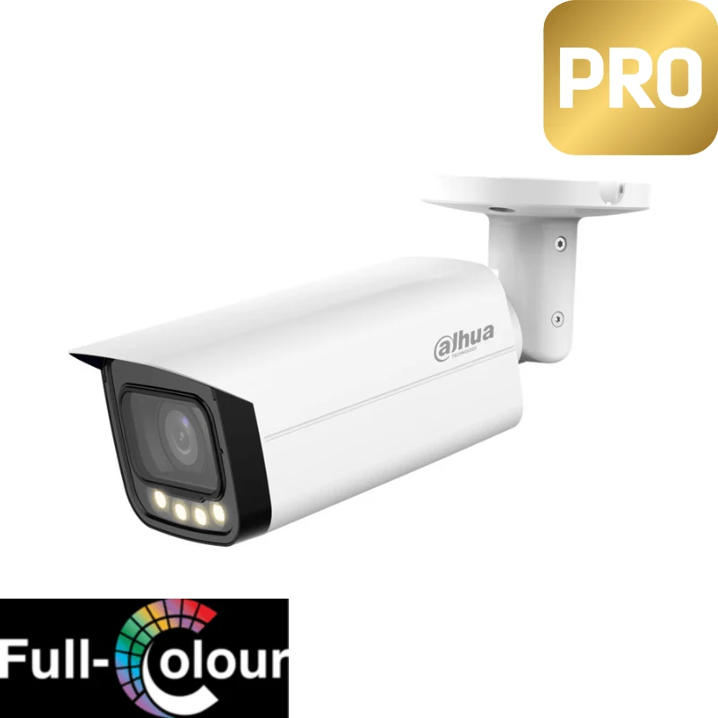 Caméra de surveillance Bullet extérieure analogique DAHUA avec zoom - Série Pro Full Color