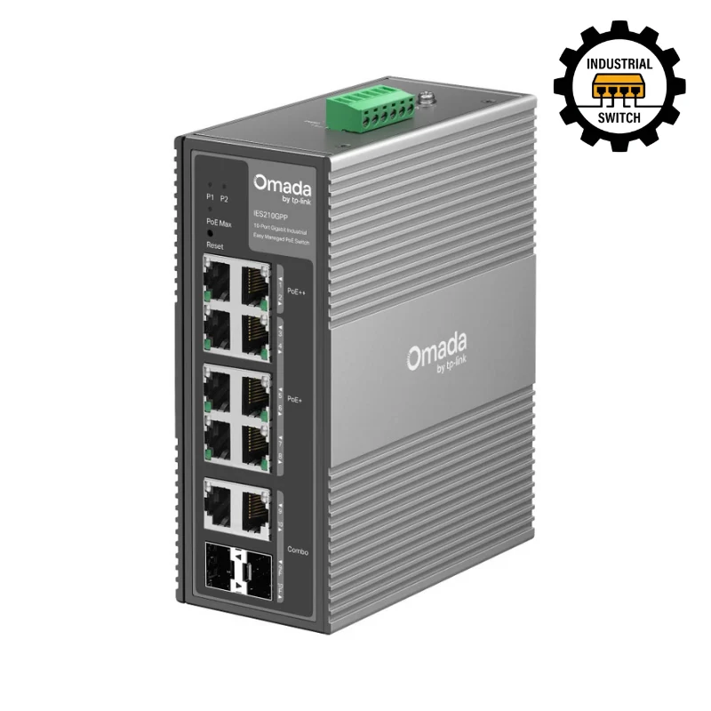 Switch Ethernet industriel 8 Ports POE avec Cloud - TPLINK