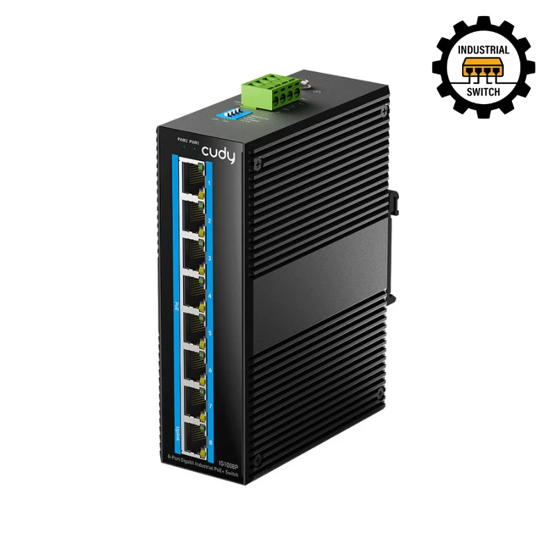 Switch Ethernet 8 Ports POE Cudy - Industriel