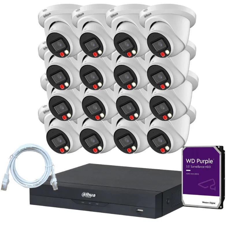 Kit de 16 caméras de surveillance DAHUA - Série Pro