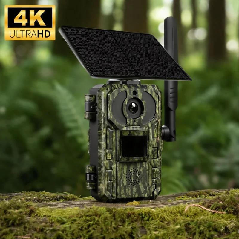 Camera de chasse 4G - avec panneau solaire intégré