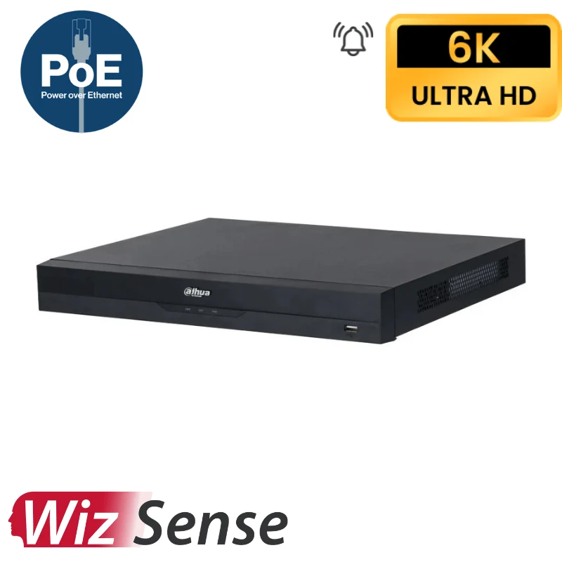 Enregistreur de vidéosurveillance IP DAHUA 32 CANAUX - 16 POE WizSense