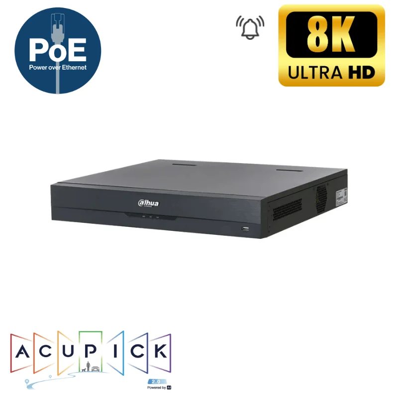 Enregistreur de vidéosurveillance IP DAHUA 24 CANAUX POE - AcuPick