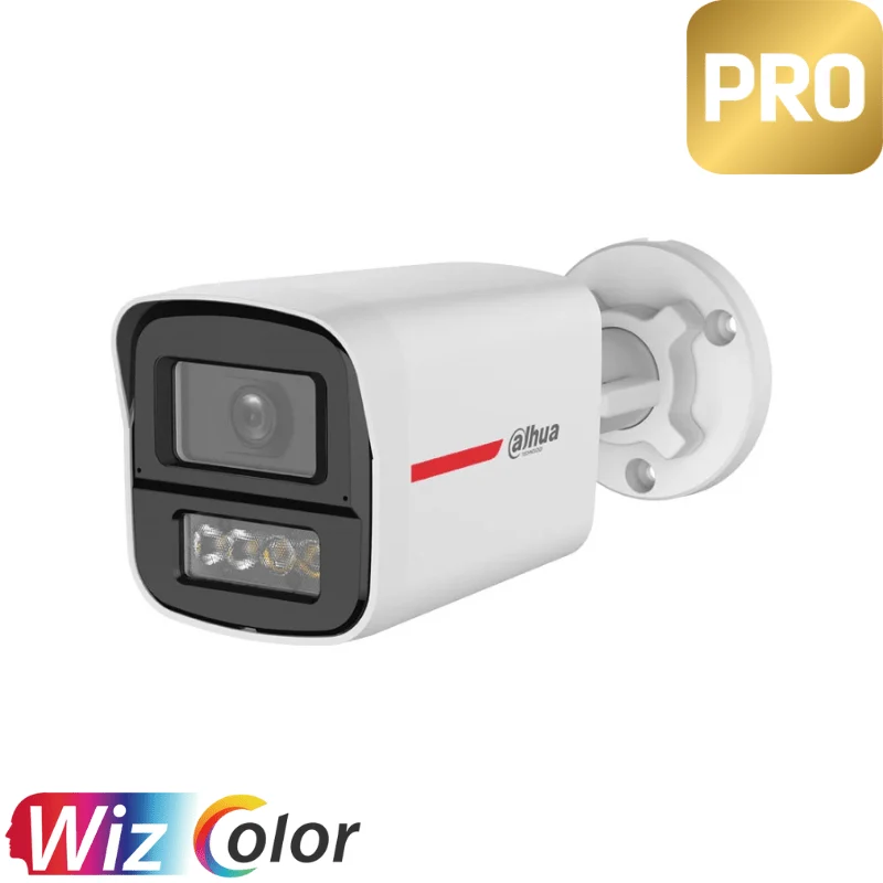 Caméra de surveillance Bullet extérieure analogique DAHUA - Série Pro WizColor
