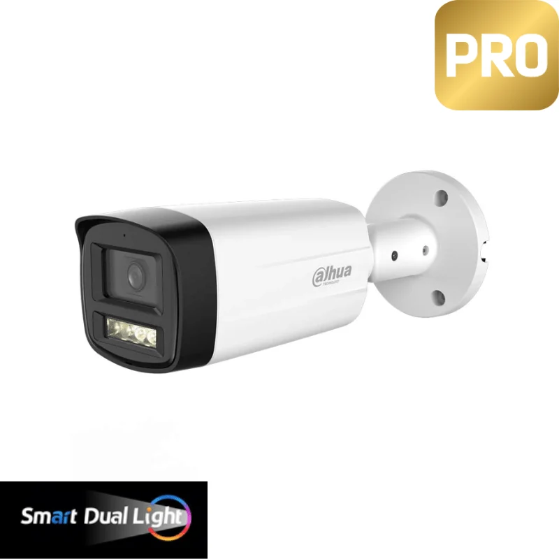 Caméra de surveillance Bullet extérieure analogique DAHUA - Série Pro Smart Light longue distance