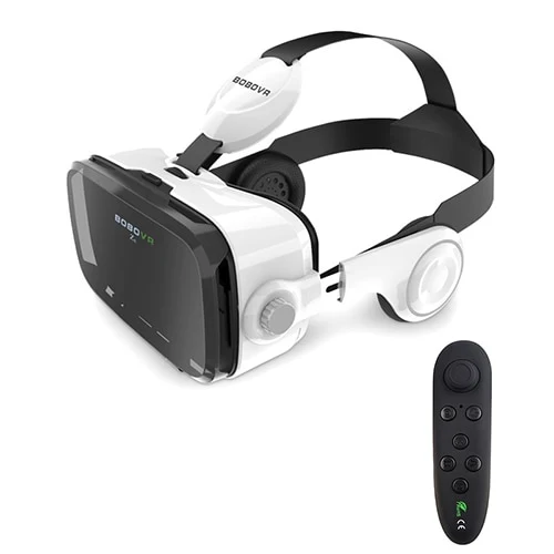 Original BOBOVR Z4 Leather 3D Cardboard Helmet Virtual Reality VR