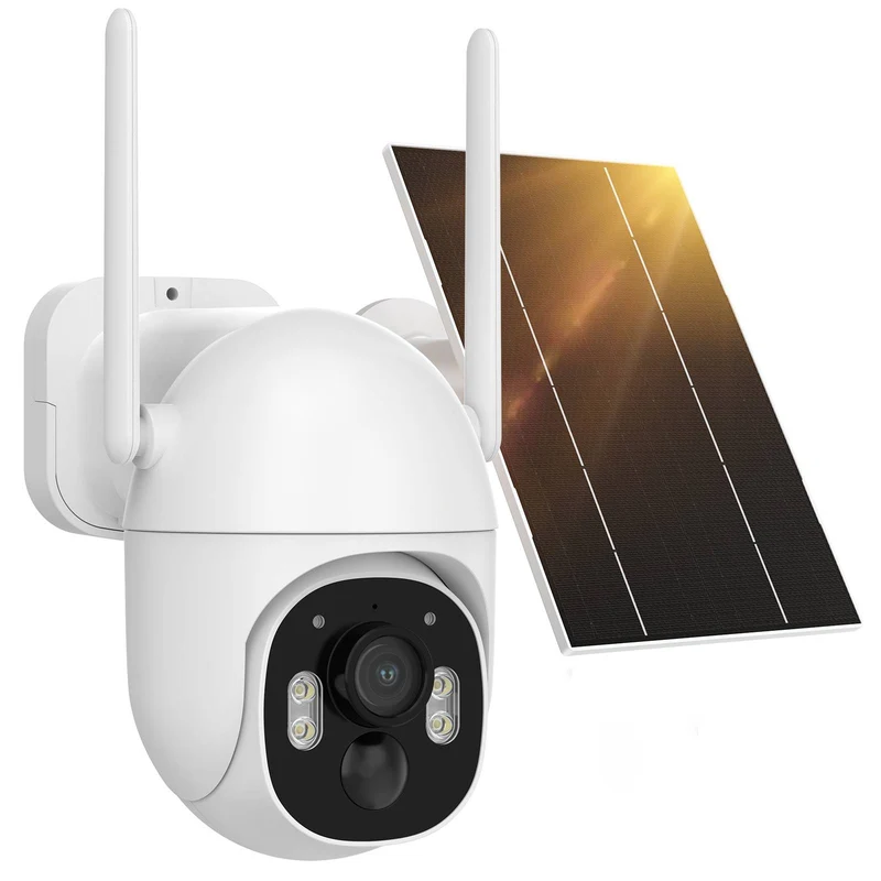 Jennov P52 J Series 5MP Add-On WiFi Camera – Solar Powered, Battery Operated, Works with EseeCloud App