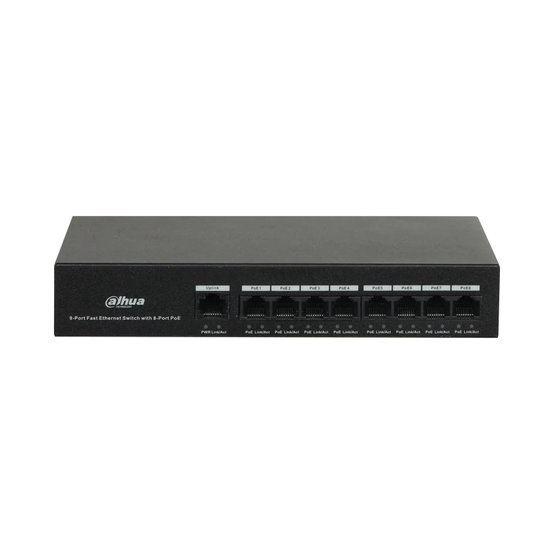 DAHUA PFS3009-8ET-65 Switch PoE 8 ports (non géré)
