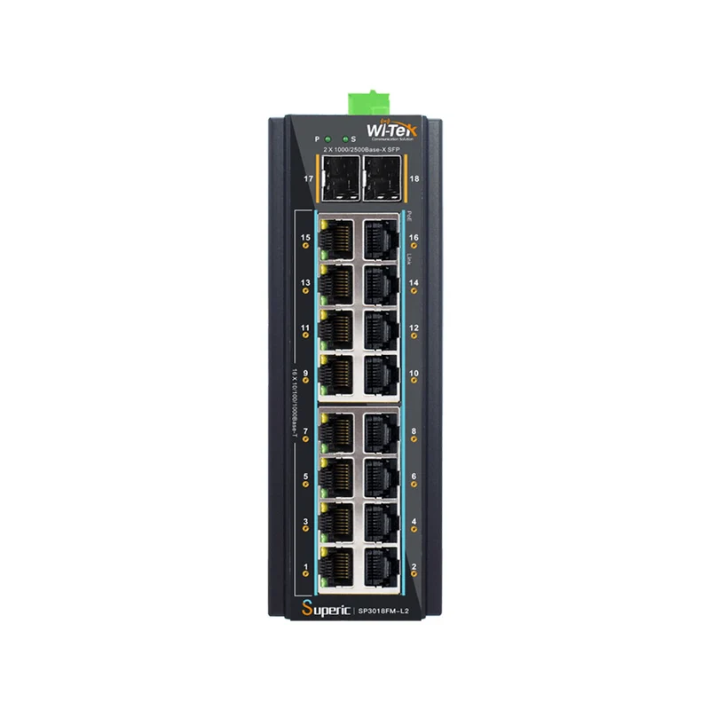 Commutateur administrable 16 PoE+ Gigabit + 2 SFP 2.5G