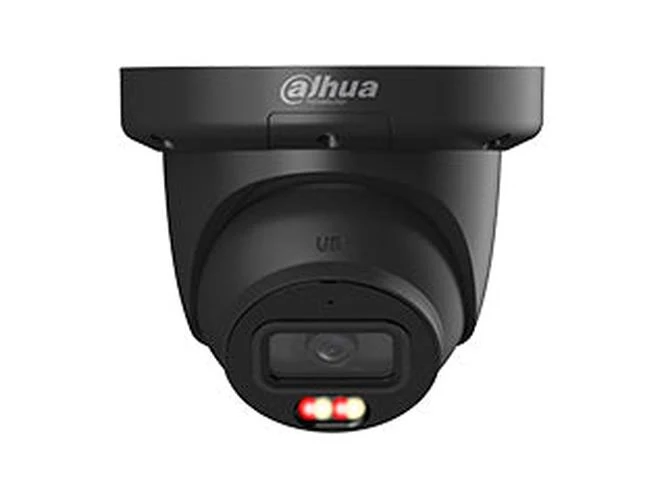 Dahua DH-IPC-HDW3449QMP-S-IL-0280B | 4MP WizSense Smart Dual Light Eyeball | 2.8mm | SMD 4.0 | IR + Warm Wit 50m | IP67 | Zwart