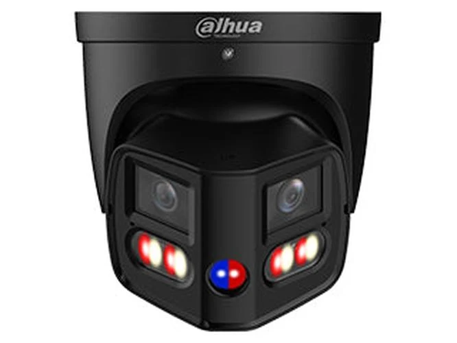 Dahua DH-IPC-PDW3859-A180-AS-PV | 8MP WizMind Panorama Dome | 180° | Full-color Warm Wit 40m | Tweeweg Audio | IP67 | Zwart