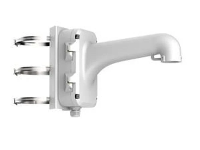 Hikvision DS-1604ZJ-POLE Aluminium Muursteun met Paalbevestiging voor Dome Camera – Wit | Ø170.7×261.8×355.5mm