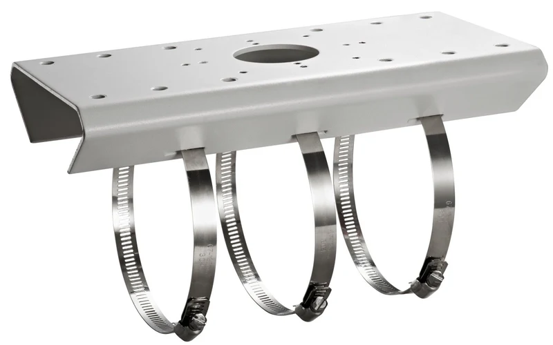 Hikvision DS-1275ZJ-SUS Roestvrij Stalen Paalbeugel voor Camera – Wit