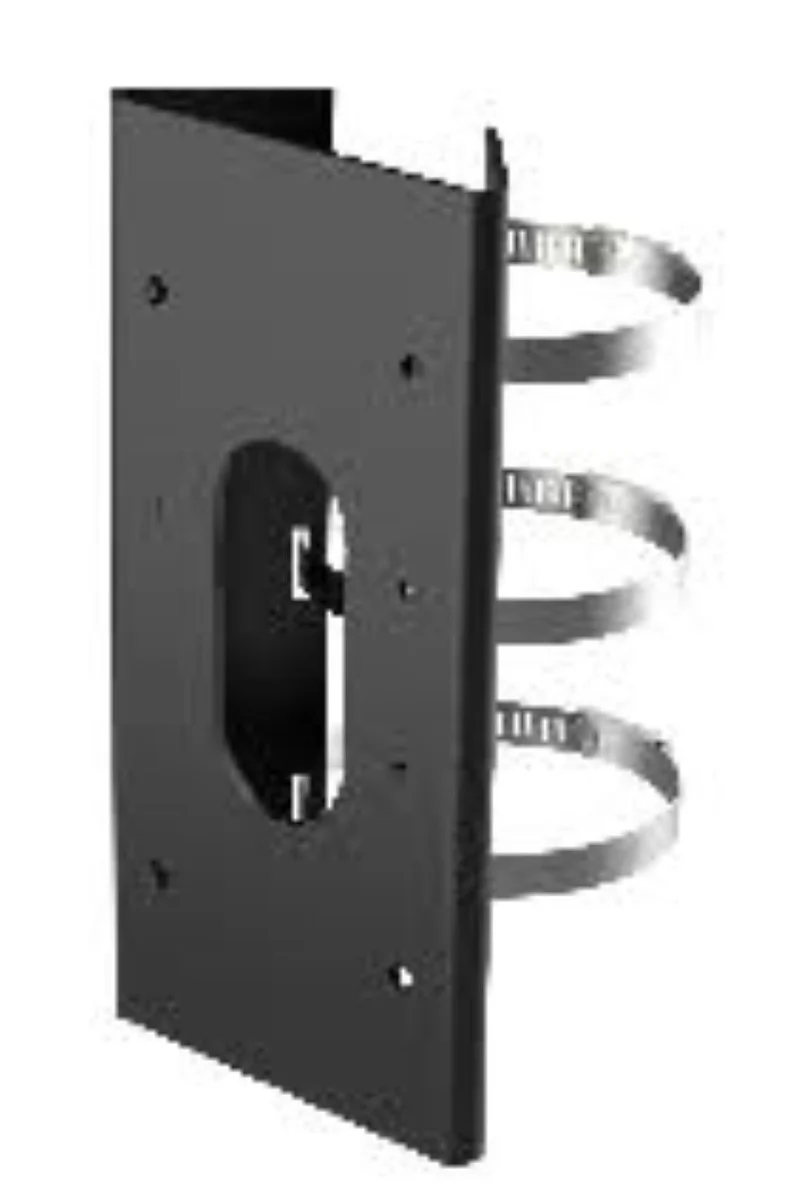 Hikvision DS-1475ZJ-SUS Roestvrij Stalen Paalbeugel voor Beveiligingscamera's Zwart
