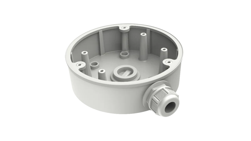 Hikvision DS-1280ZJ-PT6 Waterdichte Aluminium Aansluitdoos voor PTZ Camera's Wit