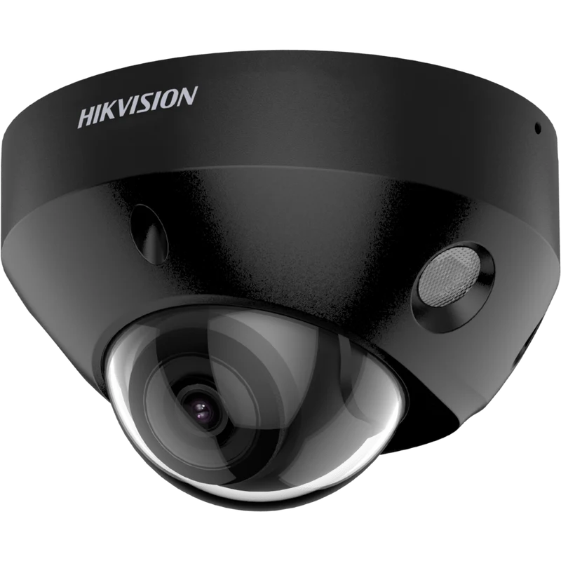 Hikvision DS-2CD2586G2-IS 8MP AcuSense Platte Dome Camera – 2.8mm Zwart