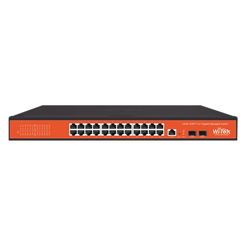 Commutateur Ethernet géré par SNMP Full Giga de liaison montante 24GE+2SFP