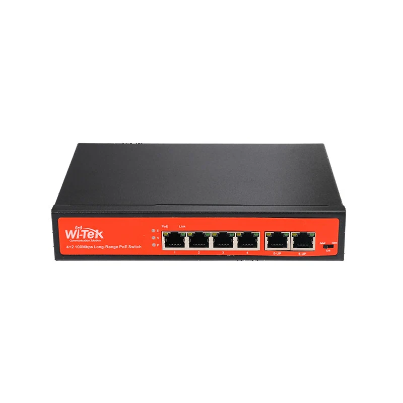 Commutateur PoE longue portée 4FE + 2FE, 250M, avec port 4PoE