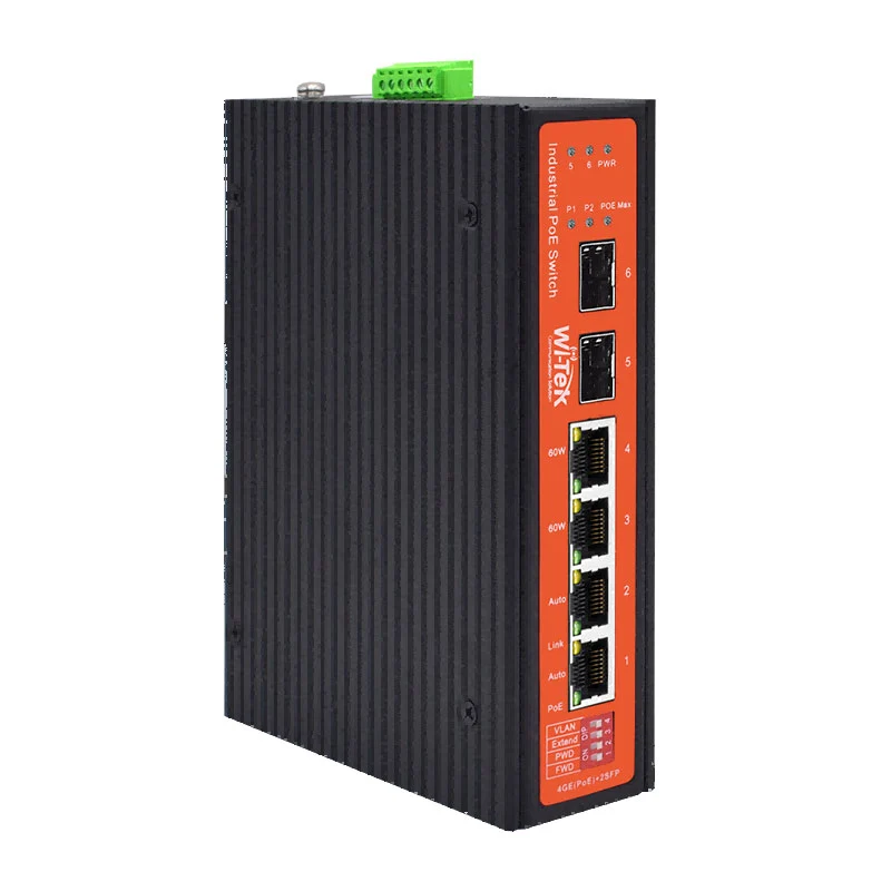 Switch PoE ingérable de 4 PoE Gigabit + 2 SFP Gigabit