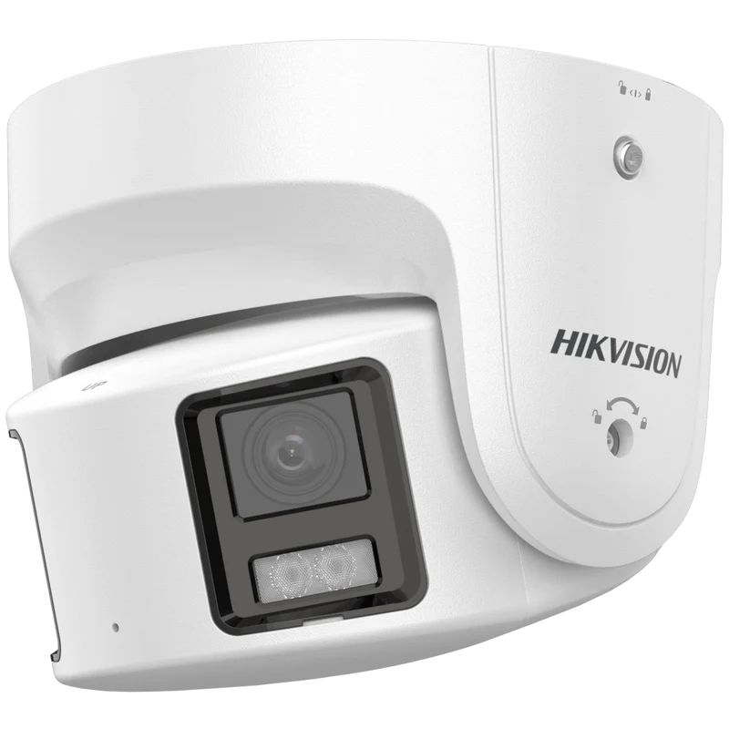 Hikvision DS-2CD2347G2P-LSU/SL 4MP ColorVu Panoramische Turret Dome IP-camera
