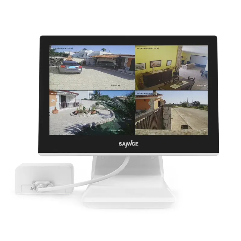 Certifié remis à neuf Enregistreurs vidéonumériques de vidéosurveillance - 5MP DVR 4CH avec Ecran LCD 10.1"