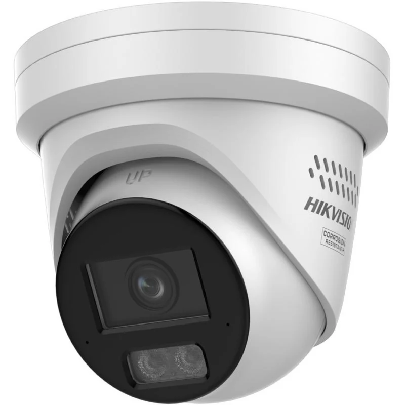 Hikvision DS-2CD2347G3-LIS2UY/SL | 4MP ColorVu G3 Turret | 2.8mm | Actieve Afschrikking | Wit