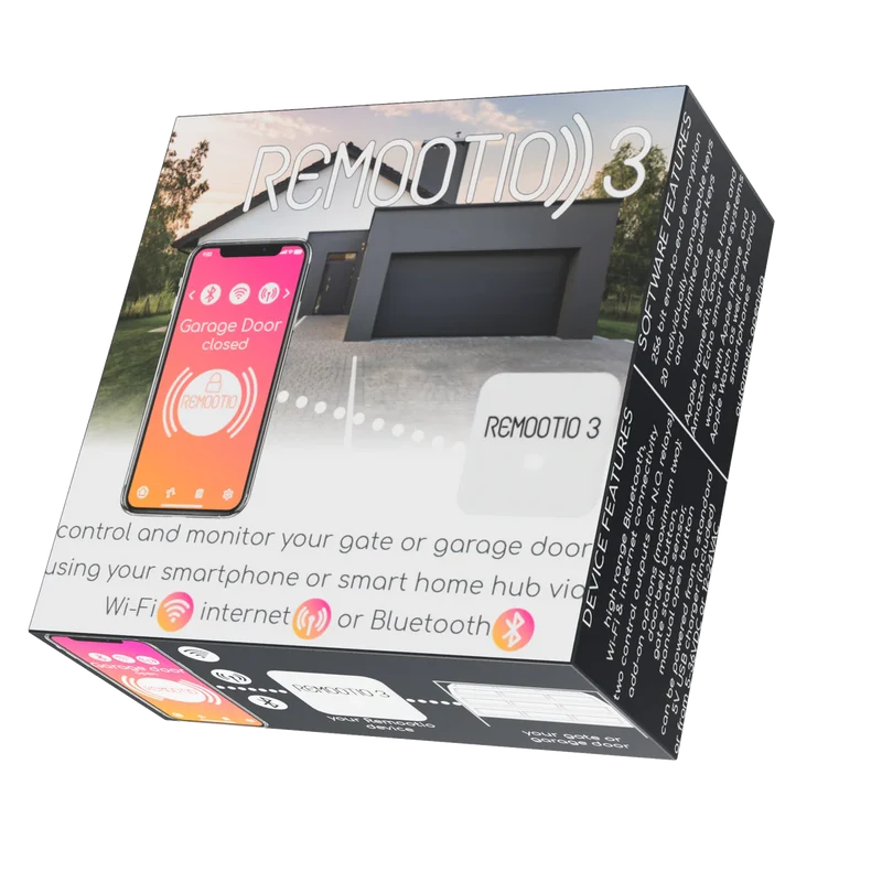 Multipack : Remootio 3 + Capteur + Adaptateur secteur
