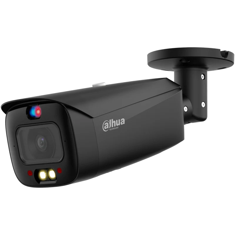 Dahua IPC-HFW3849T1-ZAS-PV-PRO Zwart | WizSense 8MP | 2.7-12mm | WizColor TiOC PRO Bullet met Active Deterrence