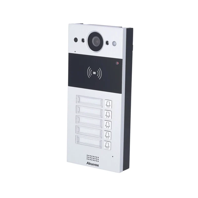 Interphone vidéo SIP compact avec jusqu'à 5 boutons d'appel