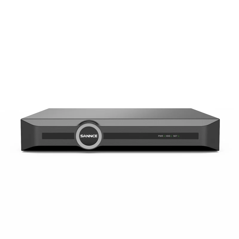 NVR PoE 4K à 8 canaux avec détection de mouvement par IA pour système de vidéosurveillance