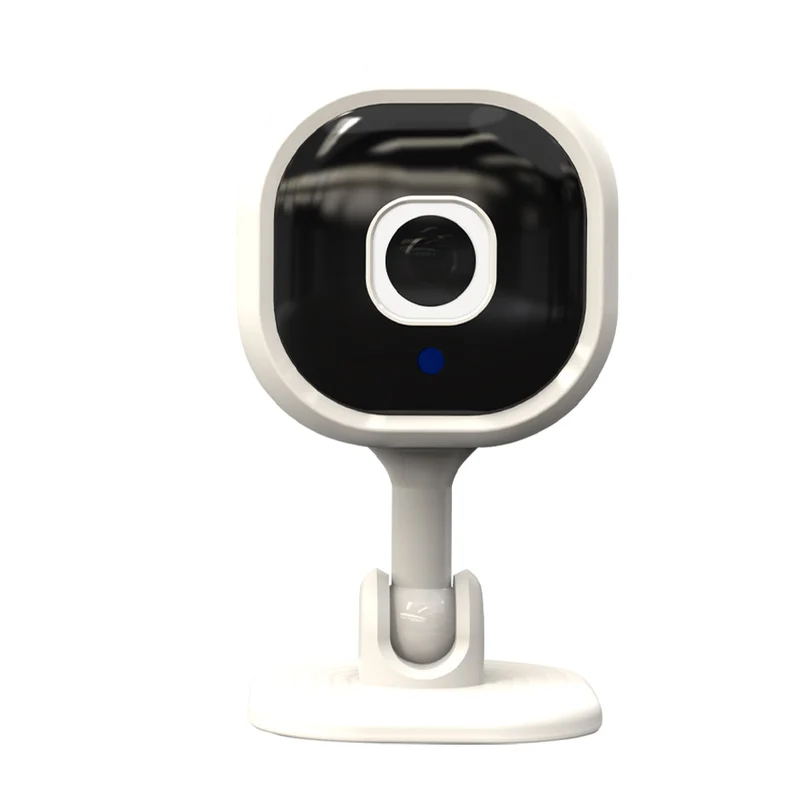 Caméra intérieure carrée 1080P WiFi, sécurité maison, moniteur pour animaux/bébés, vision nocturne, détection IA, stockage carte SD