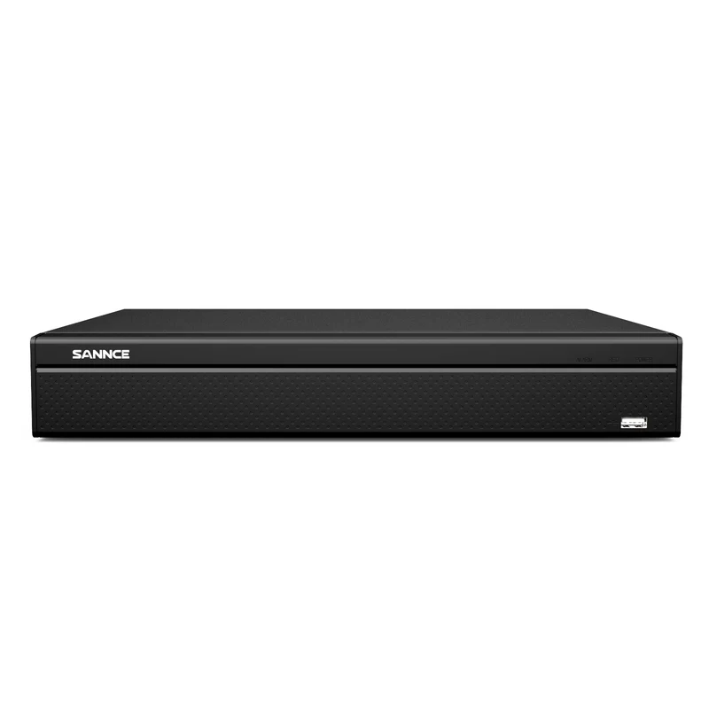Enregistreur NVR PoE 16 canaux 4K H.265+ - Prise en charge ONVIF, Enregistrement audio, Détection d'Humains/Véhicules, Prise en charge jusqu'à 12 To de Disque Dur