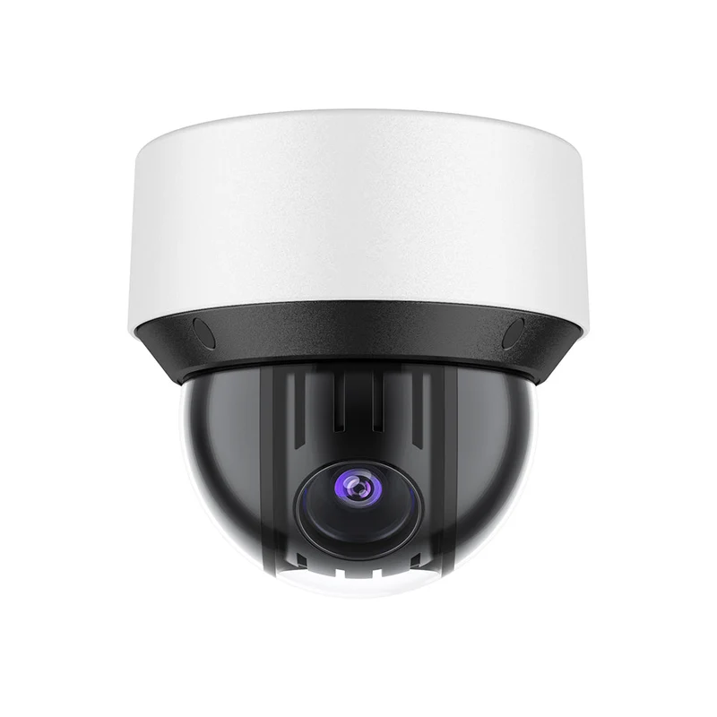 4MP 25X Zoom Optique Extérieur PoE PTZ Caméra Dôme Haute Vitesse, IK10 Résistant au Vandalisme, Objectif 4.8-12 mm, Vision de Nuit Couleur 164 ft, Analyse Intelligente du Comportement, Détection AI