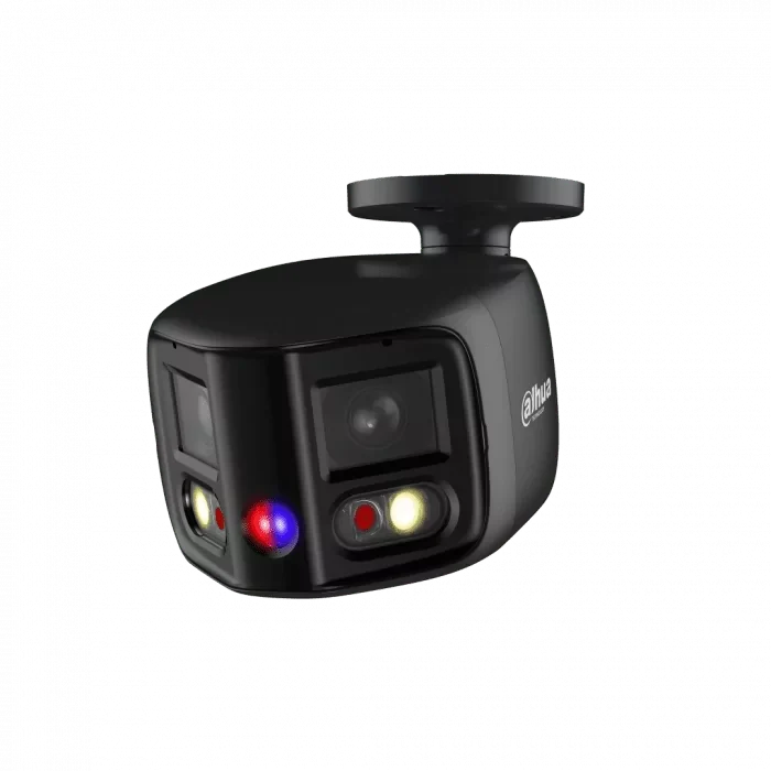 Dahua IPC-PFW3849S-A180-AS-PV | 8MP WizSense Panorama Bullet | 180° | Smart Dual Light | Lichtalarm | Tweeweg Audio | IP67 | Zwart
