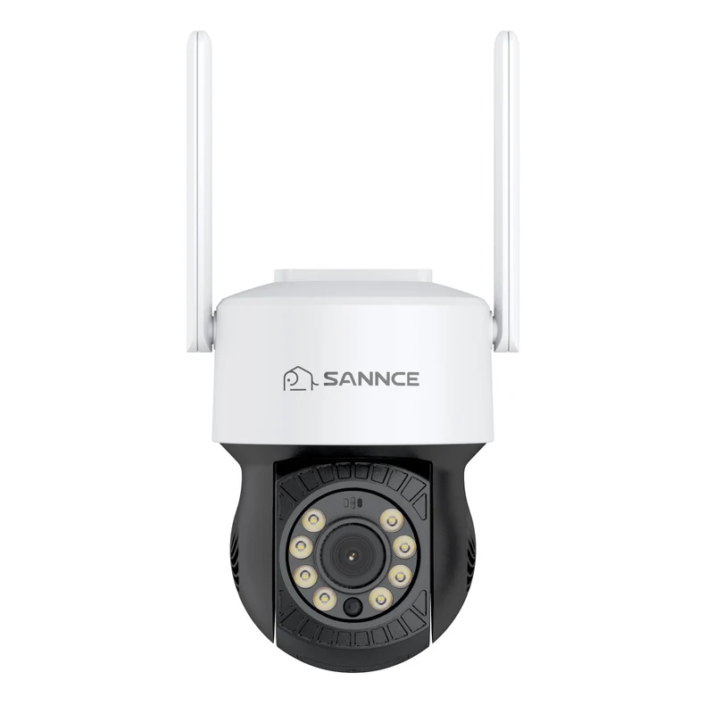3MP PT Caméra de sécurité sans fil, panoramique & inclinaison Caméras IP WiFi pour SANNCE N48WHE NVR, détection humaine AI, fonctionne avec Alexa, 100ft Vision de nuit, accès à distance & alertes de mouvement intelligentes