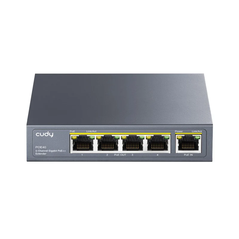 Extension Gigabit PoE++ 4 canaux