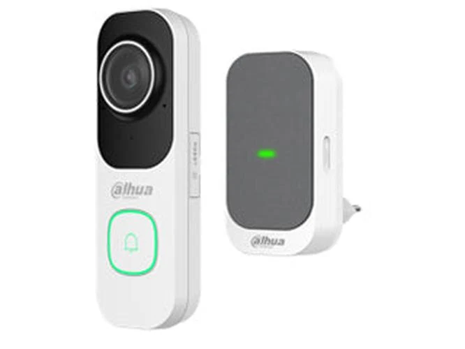 Dahua VDKP01-WG | Wi-Fi Videodeurbel Kit met Chime | SD 256GB | Outdoor | Wit