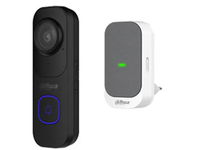 Dahua VDKP01-BG | Wi-Fi Videodeurbel Kit met Chime | SD 256GB | Outdoor | Zwart