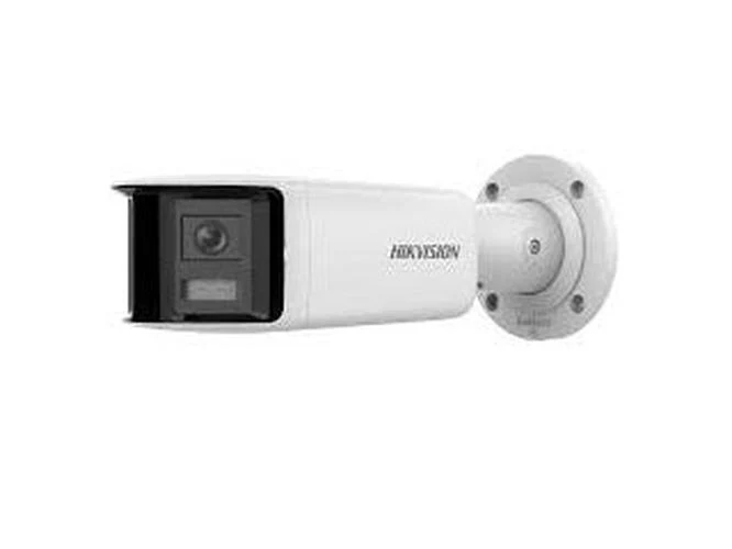 Hikvision DS-2CD2T47G2P-LSU/SL(2.8mm) | 4MP 180° Panoramische Bullet Camera | Wit