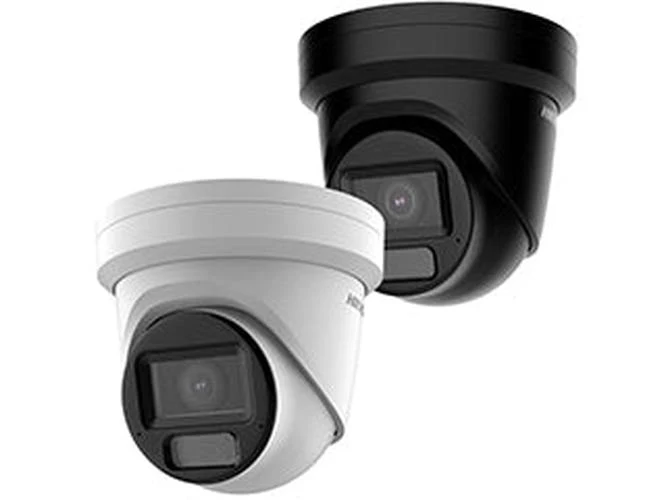 Hikvision DS-2CD2H83G2-LIZS2U 8MP AcuSense Turret Camera – 2.8~12mm Varifocaal Wit