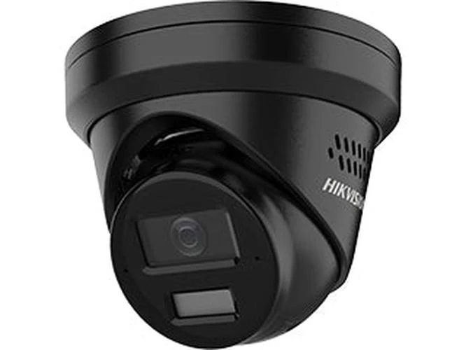 Hikvision DS-2CD2343G2-LI2U BL 4MP AcuSense Turret Camera – 4mm Zwart