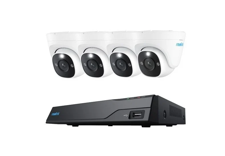 Reolink NVS8-12MD4 | 12MP | PoE | 8-Kanaals NVR | 4 Turret Camera's + Spotlight | 2TB HDD | AI-Detectie