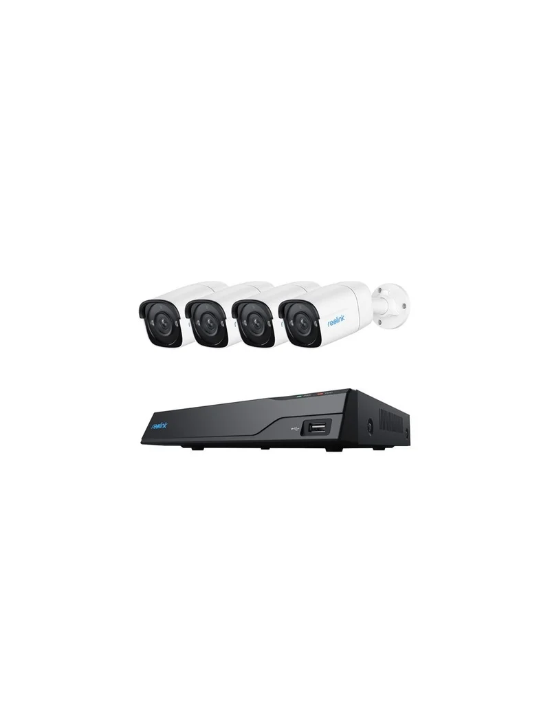 Reolink NVS8-5MB4 | 5MP | PoE | 8-Kanaals NVR | 4 Bullet Camera's | 2TB HDD | AI-Detectie | Plug & Play