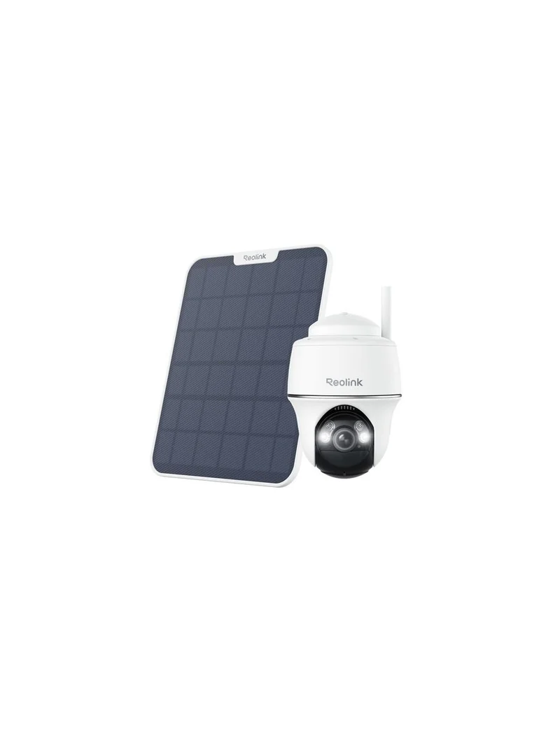 Reolink Argus B430 5MP WiFi Batterij PTZ Dome Buitencamera + Zonnepaneel