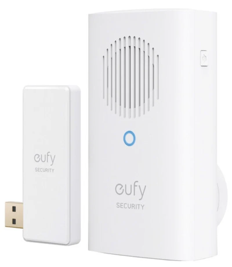 Eufy Extra Deurbelgong | Voor HomeBase | Draadloos | Plug & Play | Instelbare Beltonen & Volume