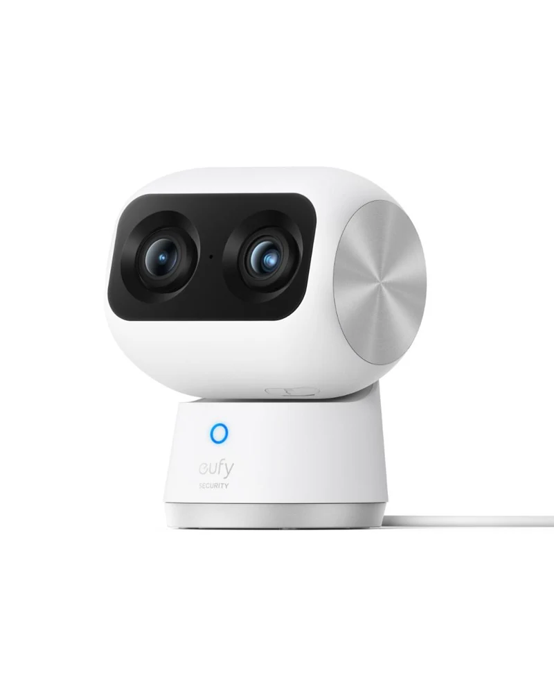 Eufy Indoor Cam S350 | 4K + 2K Dual Lens | 8× Zoom | 360° PTZ | AI-Tracking | Nachtzicht
