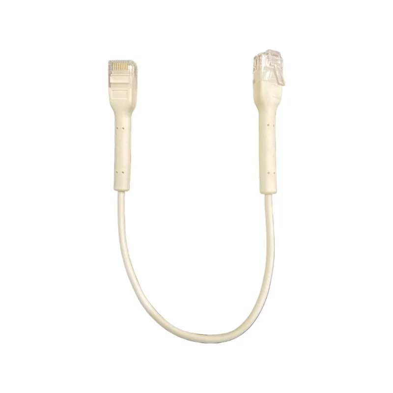 Cordon de brassage UTP, Cat6 UTP, 32AWG, 0,3 m, blanc, OD : 3,2 mm